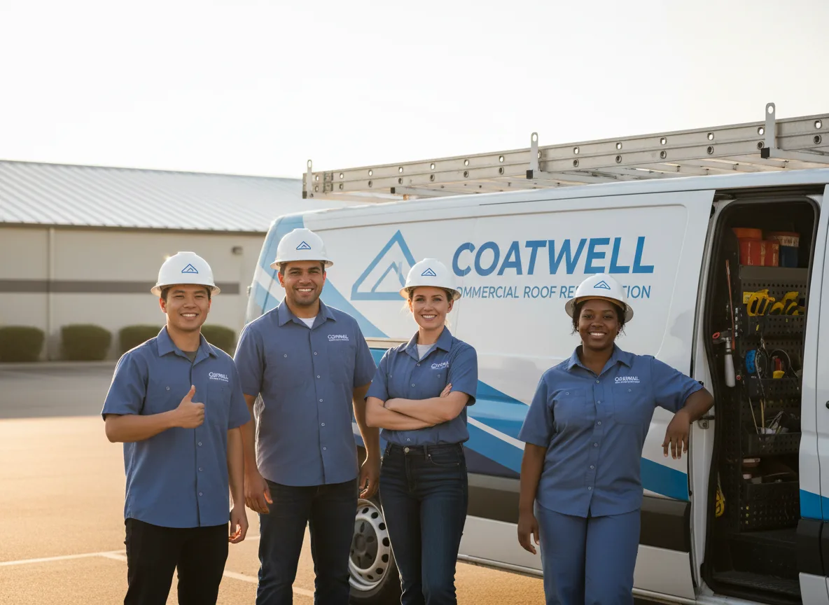 Commercial roof coating company in Paradise, TX